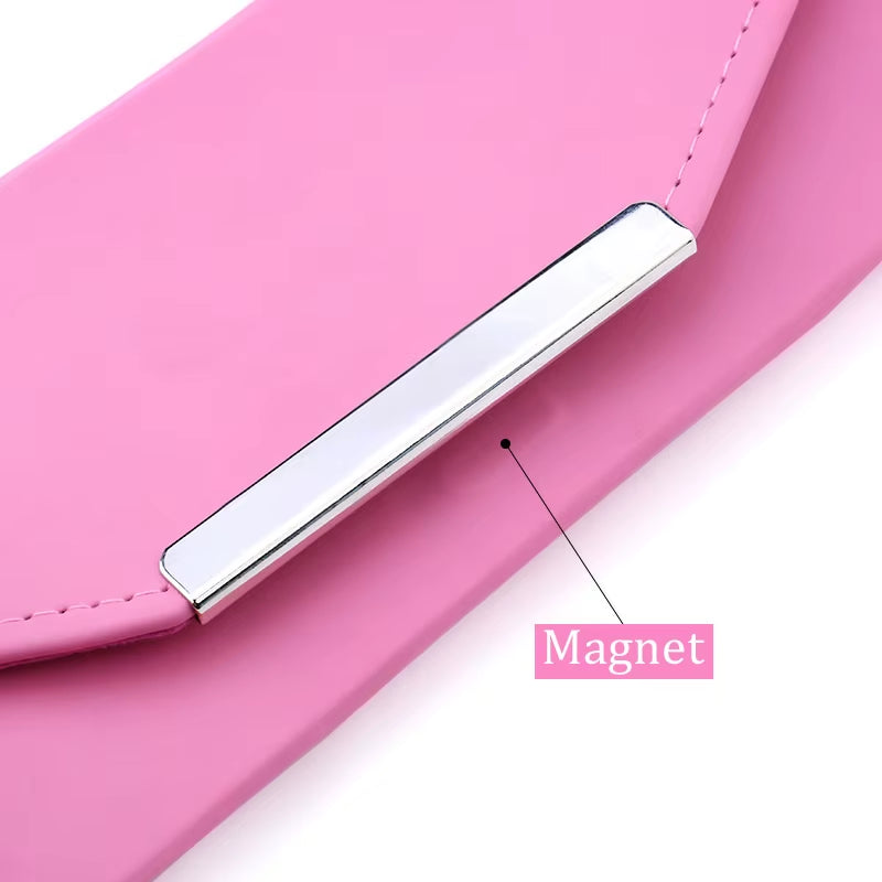 Tweezers Storage Leather Bag Eyelashes Extension Tweezers Storage Box Portable Organizer Case Lashes Accessories Makeup Tools