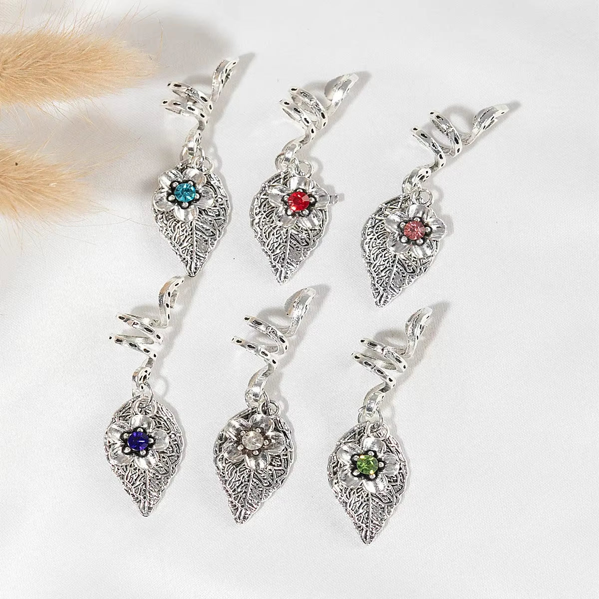 6Pcs/Set Gold Hair Ring Dreadlock Beads for Braid Hair Beads for Dreadlocks Adjustable Hair Braid Cuff Clips Styling Accessories