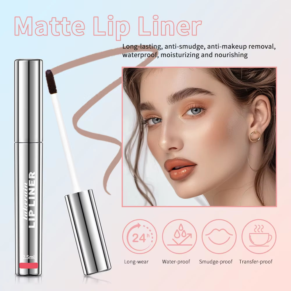 4 Colors Peel off Lip Liner Waterproof Long Lasting Lipliner Pencil Moisturising Lips Gloss Tattoo Lipgloss Lipsticks