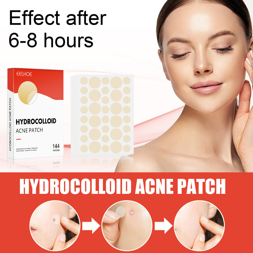 Hydrocolloid Acne Patches - Invisible Pimple Patches 144 Count