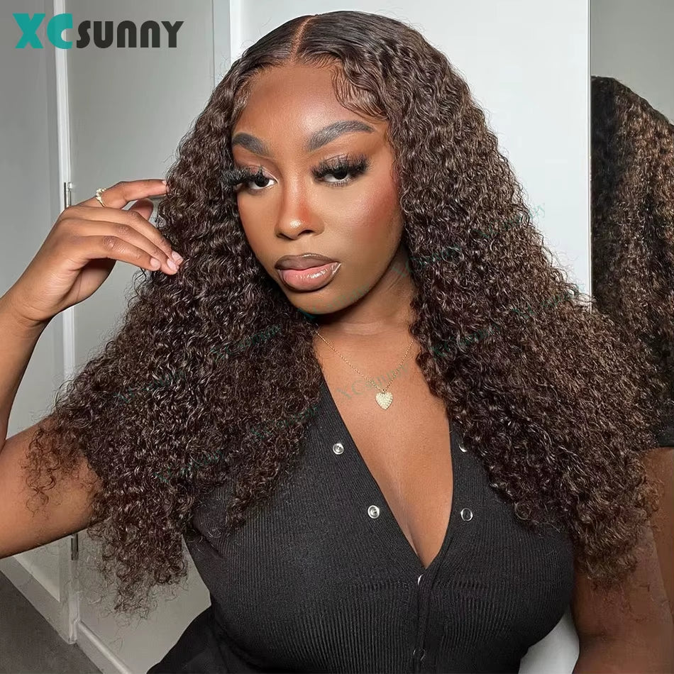 Micrlink Hair Extensions Human Hair Kinky Curly for Black Women Double Drawn Micro Ring Loop Hair Extensions Human Hair Color 4