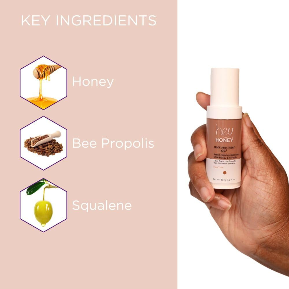 Active Moisturizing Color Correcting Cream with Honey & Propolis 