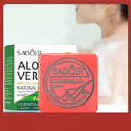 Aloe Vera Cleansing Soap - Natural Moisturizing Face & Body Bar 100g