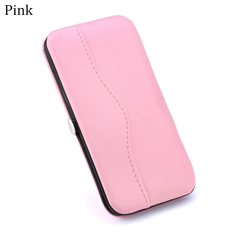 Tweezers Storage Leather Bag Eyelashes Extension Tweezers Storage Box Portable Organizer Case Lashes Accessories Makeup Tools