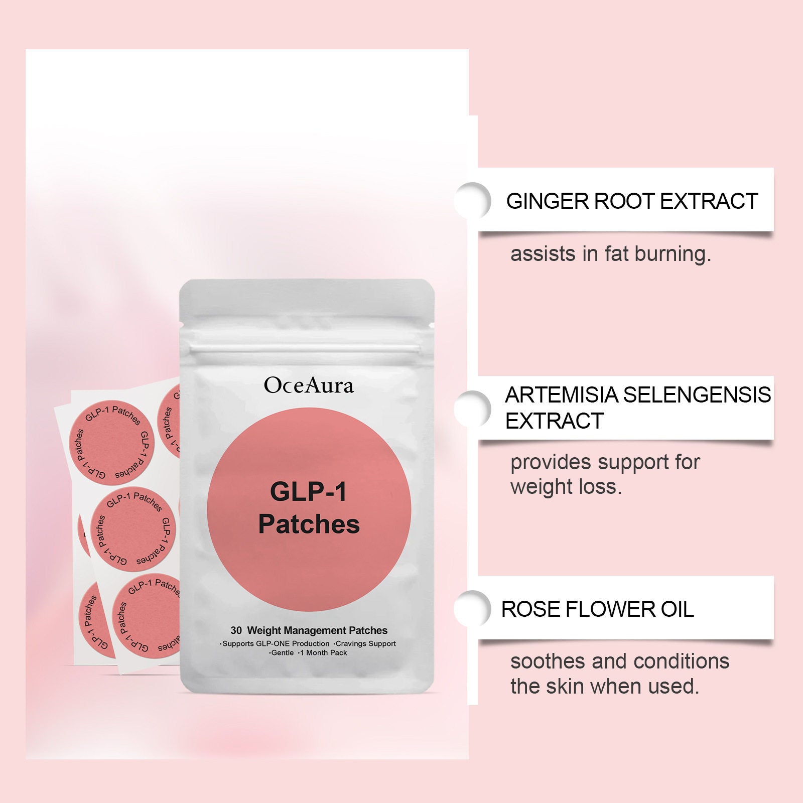 GLP-1 Weight Management Patches - Cravings Support