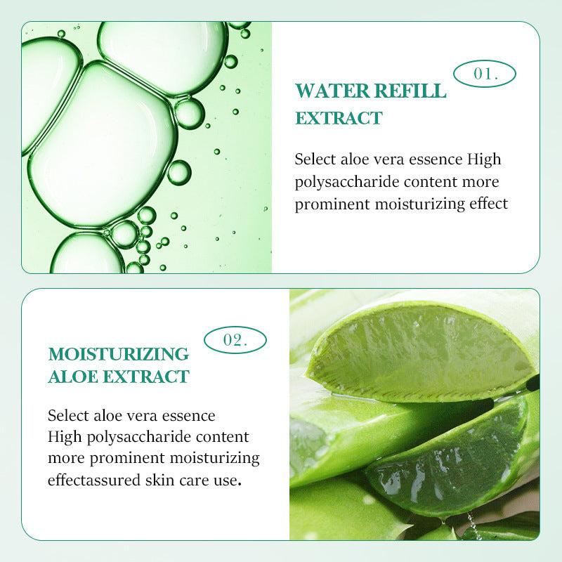 Aloe Vera Cleansing Soap - Natural Moisturizing Face & Body Bar 100g