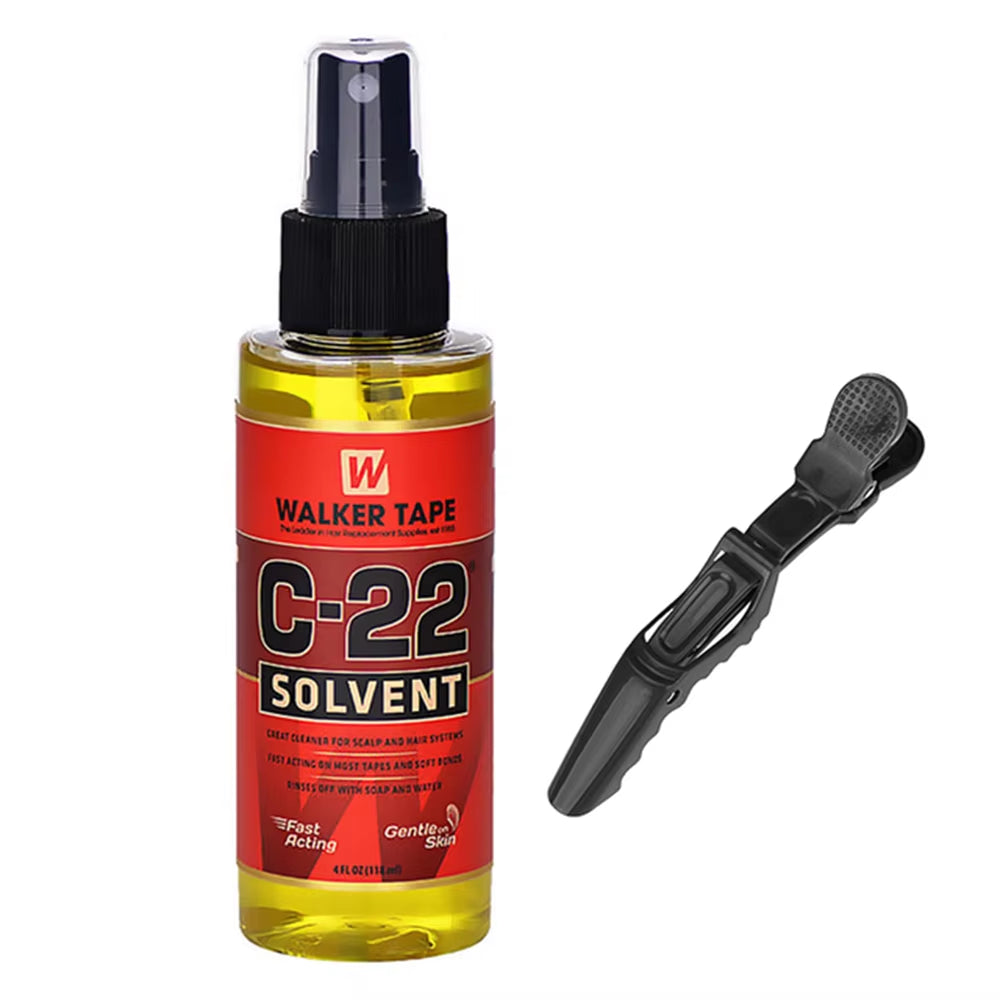 C-22 Adhesive Solvent Remover Spray for Lace Wigs Walker Tape Double Sided Adhesive Tape Extension Remover Spray 4OZ