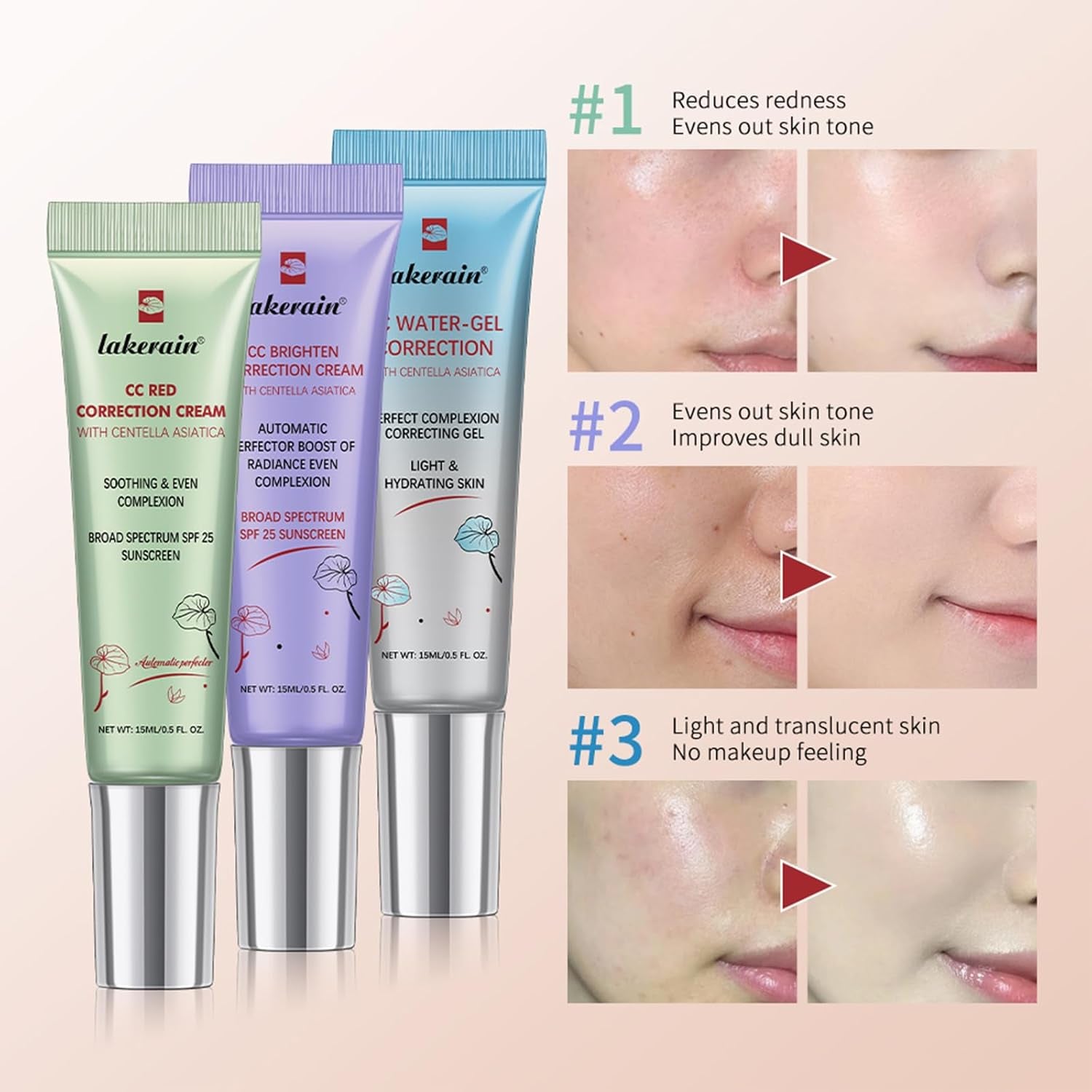 CC Red Correction Cream with Centella