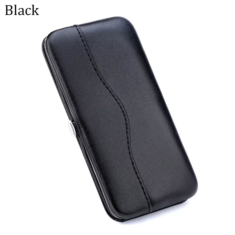 Tweezers Storage Leather Bag Eyelashes Extension Tweezers Storage Box Portable Organizer Case Lashes Accessories Makeup Tools
