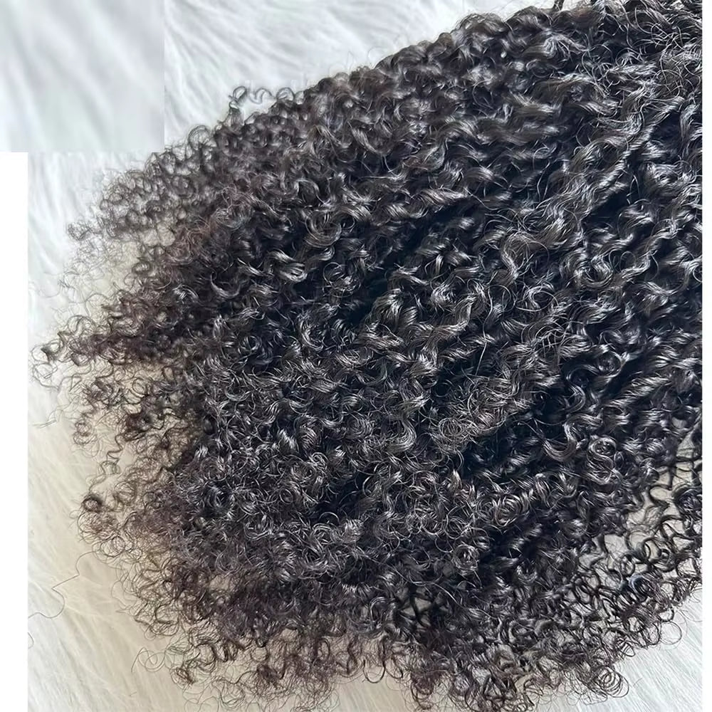 Curly Micro Loop Human Hair Extension Braziian Remy Hair Kinky Curly Microlink Micro Beads Ring Hair 100G 100Strands