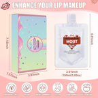 Lip Gloss Base 2PCS Moist Lipgloss Base (100G), Lip Gloss Base Clear, Moisturizing, Glossy, Non-Stick Lip Primer for Lipstick Lip Oil, Lip Gloss Making Supplies DIY Beginner Lip Gloss Making Kit