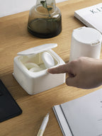 Lash Extension Tool Desktop Drawer Organizer with Labels – Multi-Layer Makeup & Office Storage Box