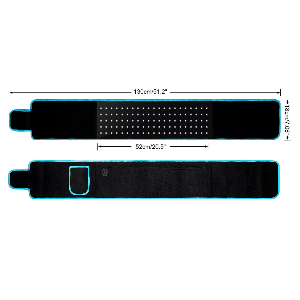 Red Light Therapy Heating Belt – Infrared Heat & Adjustable Pulse Modes