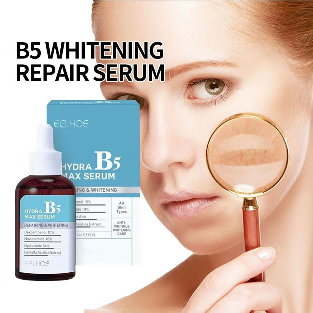 50Ml B5 Serum for Face Daily Face Moisturizer for Women Brightening, Hydrating Skin Even Skin Tone B5 Whitening Essence Skincare