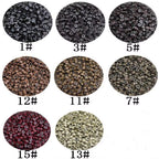 Hair Extensions Tool Kit I-Tip Hair Extension Pliers Pulling Hook Bead Device Tool Kits and 100 Pcs 5 Mm Micro Links Rings Beads