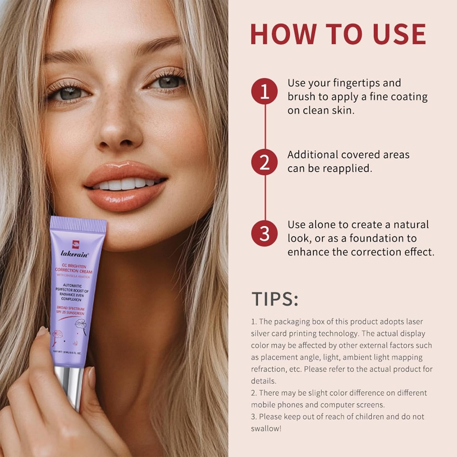 CC Red Correction Cream with Centella