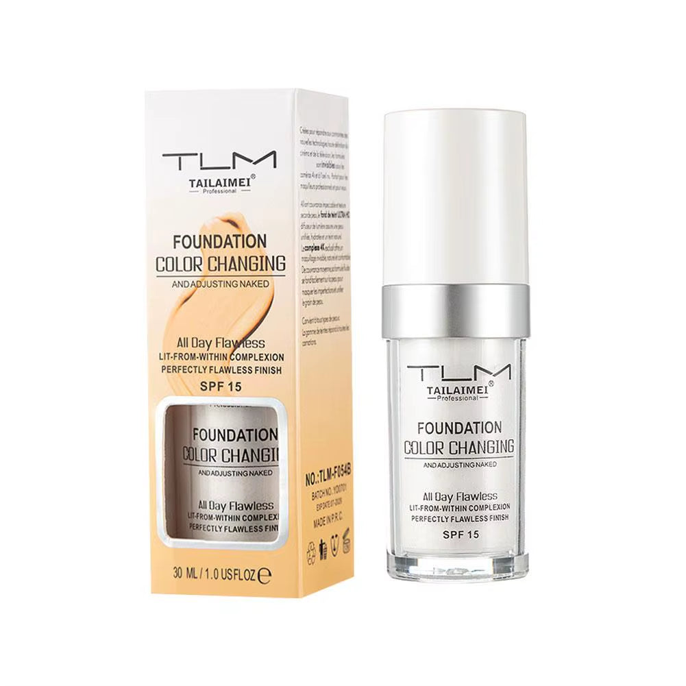 Foundation Color Changing Makeup Base Nude Face 30Ml