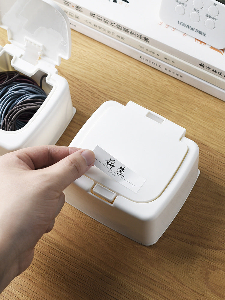 Lash Extension Tool Desktop Drawer Organizer with Labels – Multi-Layer Makeup & Office Storage Box