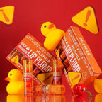 6 Colors Duck Lip Plumper Gloss, Glitter Shine Primer Lip Tint Korean Clear Plumping Lip Gloss, High Pigment No Sticky Sexy Lip Gloss, Lip Plumper Gloss Make Lips Fuller