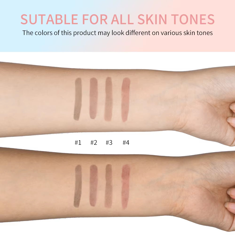 4Colors Lip Liner Tattoo Matte Peel off Enhance Lips Lip Liner Waterproof Long Lasting Moisturizing Lips Gloss Tattoo