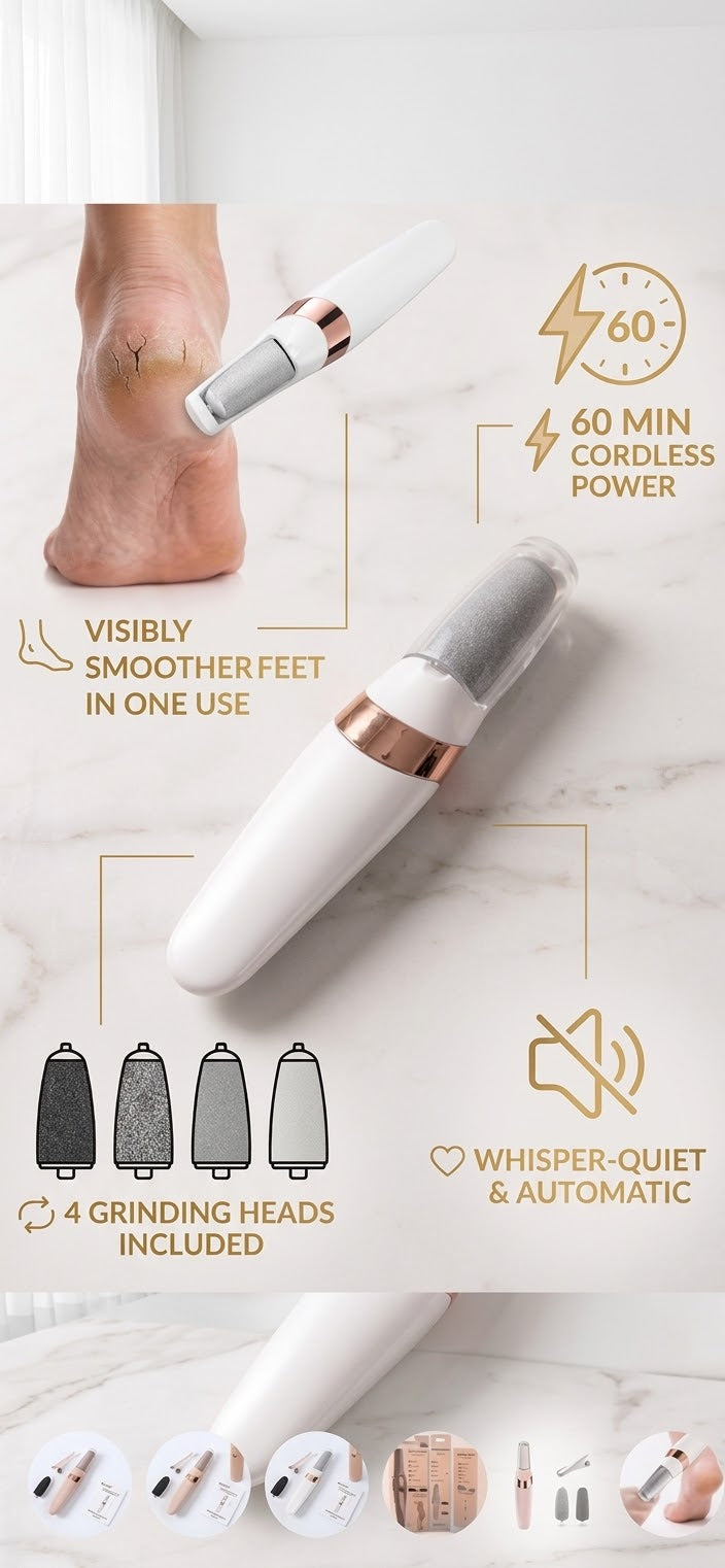 Rechargeable Electric Callus Remover & Foot Grinder