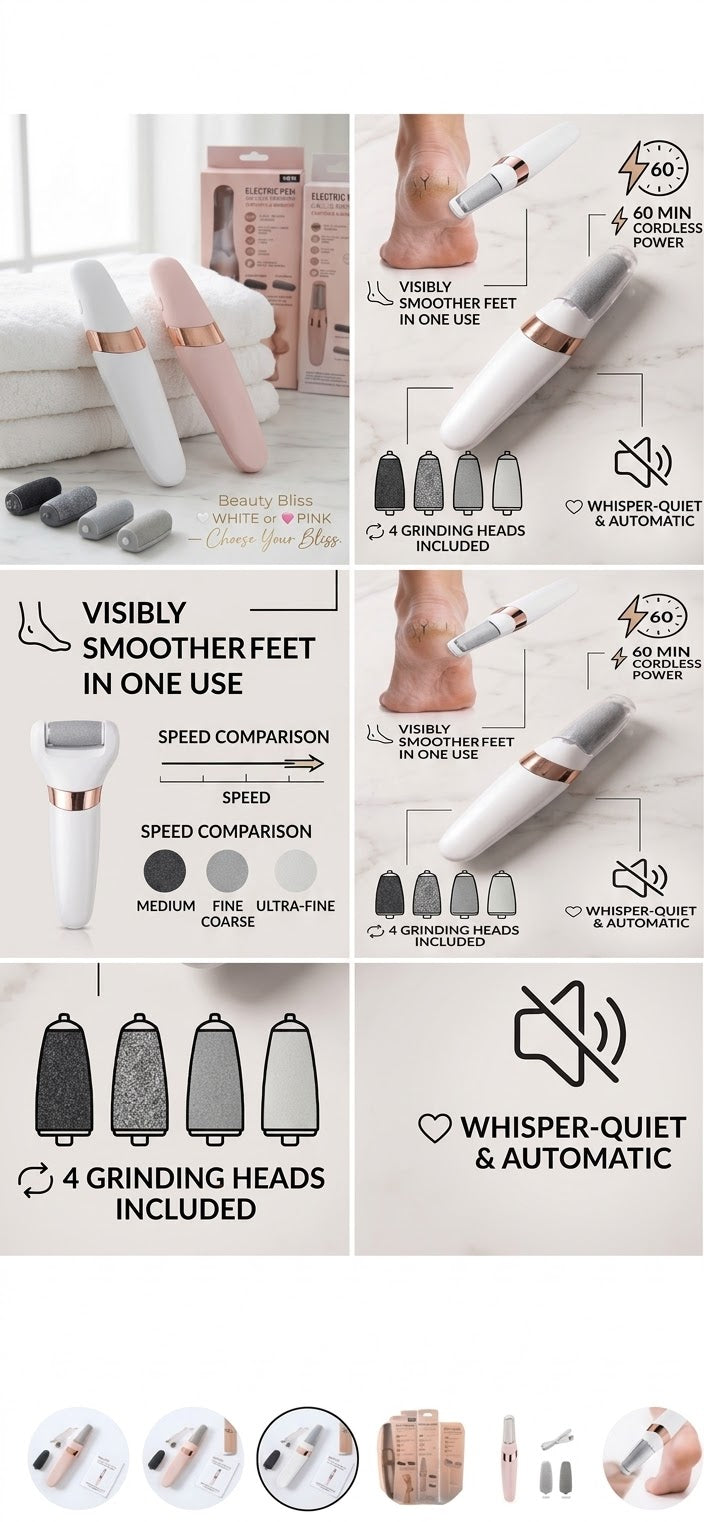 Rechargeable Electric Callus Remover & Foot Grinder