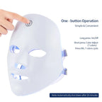 7-Color LED Light Therapy Face Mask - Wireless Anti-Aging Device