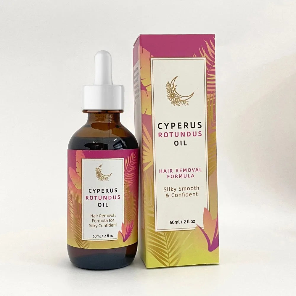 Cyperus Rotundus Hair Reduction Oil – Natural Moisturizing & Soothing Essence (60ml)