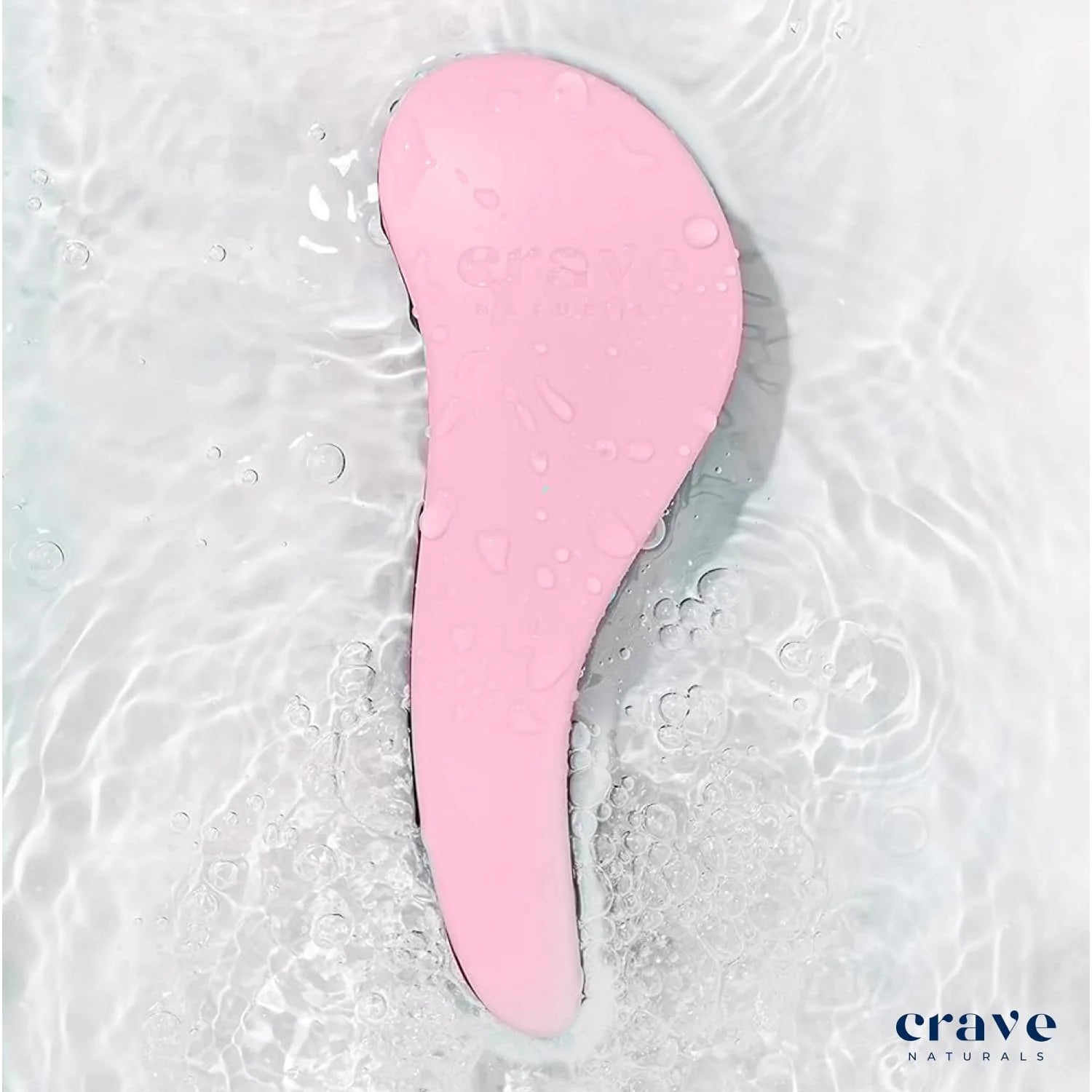 Glide Thru Detangling Brush for Natural, Curly, Straight, Wet or Dry Hair - Gentle Detangler Brush Styling Tool for , Kids, Toddlers and Little Girls - 7.5 X 3 In, Pink