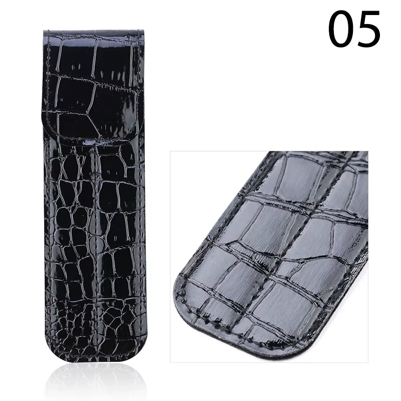 Tweezers Storage Leather Bag Eyelashes Extension Tweezers Storage Box Portable Organizer Case Lashes Accessories Makeup Tools