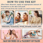 2PCS Full Coverage Concealer Foundation Set