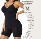 Women’s Full-Body Shapewear Bodysuit with Zipper – Tummy Control, Butt Lifting & Slimming One-Piece