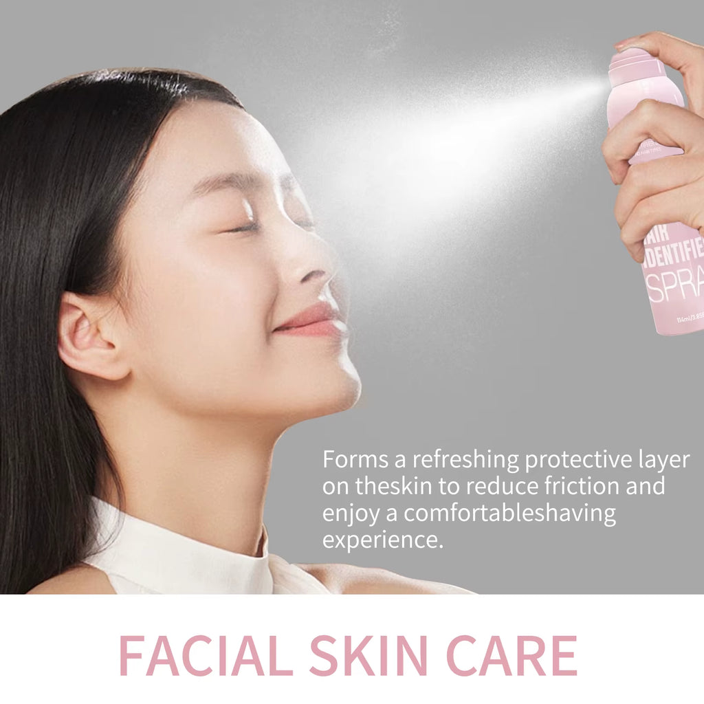 Professional Hair Identifier Spray for Facial Use - Makes Fine Hair Visible, Pre-Shave Preparation, All Skin Types, 114G