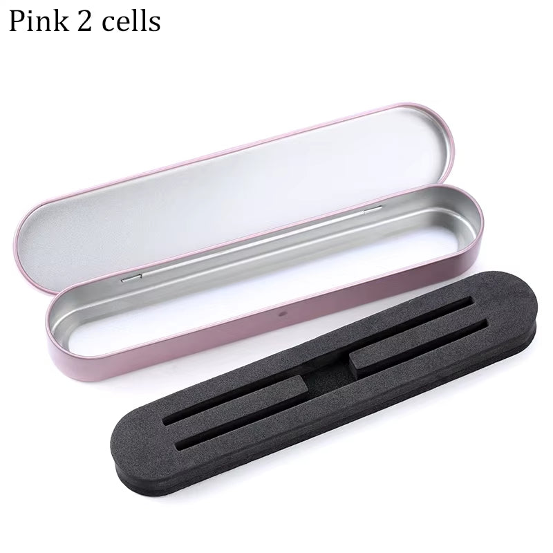Tweezers Storage Leather Bag Eyelashes Extension Tweezers Storage Box Portable Organizer Case Lashes Accessories Makeup Tools