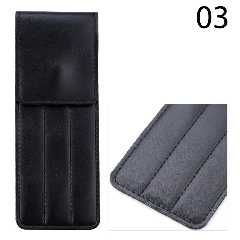 Tweezers Storage Leather Bag Eyelashes Extension Tweezers Storage Box Portable Organizer Case Lashes Accessories Makeup Tools