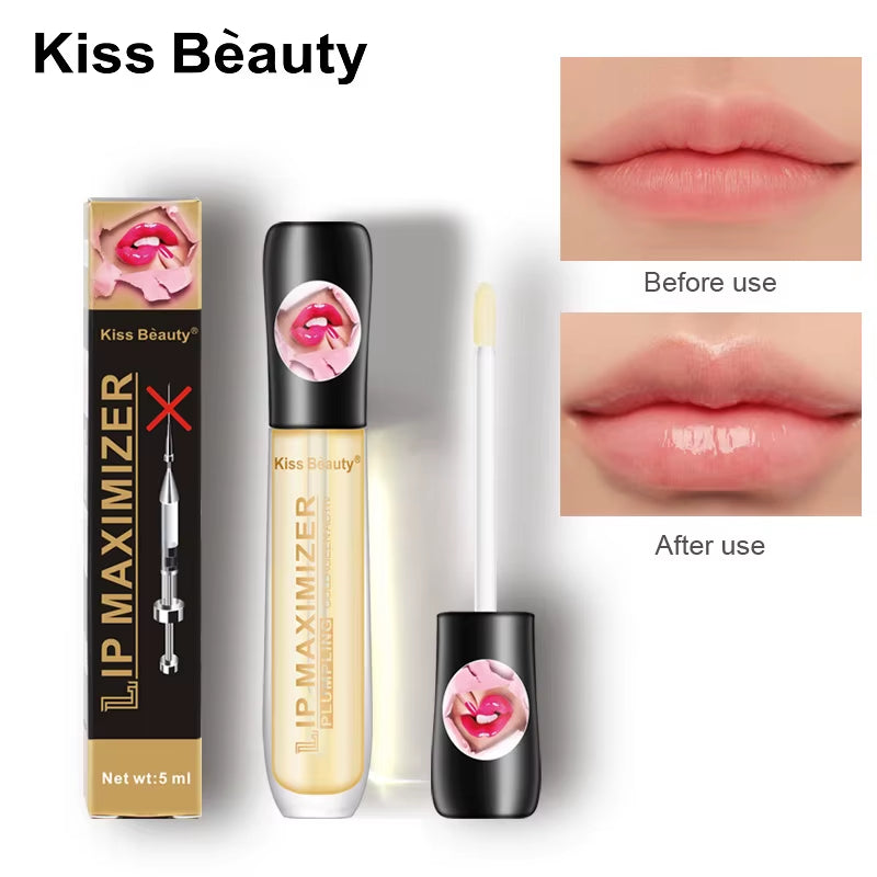 Fast Volumising Lip Plumper Serum Sexy Lip Oil Gloss Increase Lip Elasticity Reduce Fine Lines Brighten Moisturizing Lip Care
