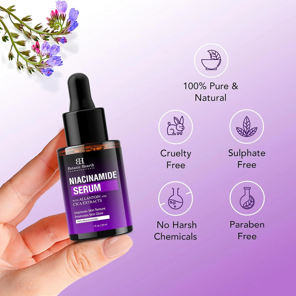 10% Niacinamide Face Serum with Allantoin, Zinc PCA, Cica & Hyaluronic Acid