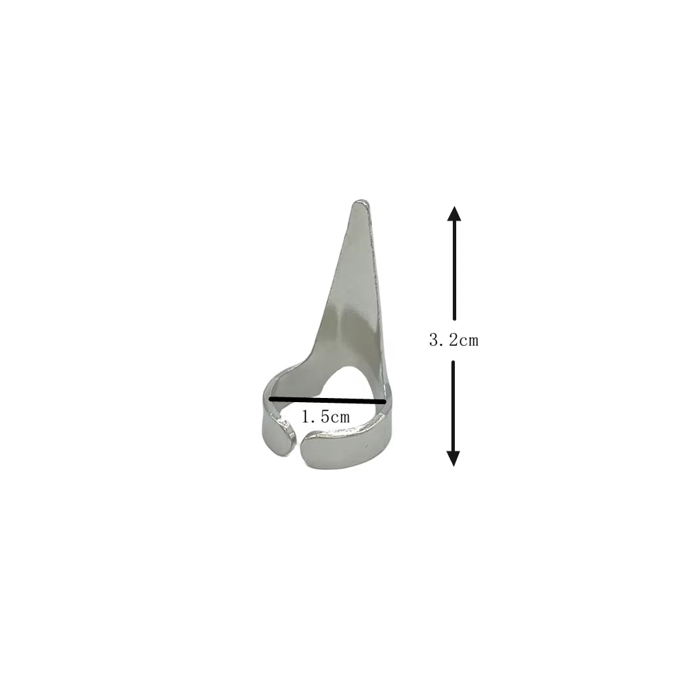 3Cm Pro Hair Parting & Hair Extension Sectioning Rings Steel Finger Braiding Hair Pick Tools for Durable Dreadlocks Wig