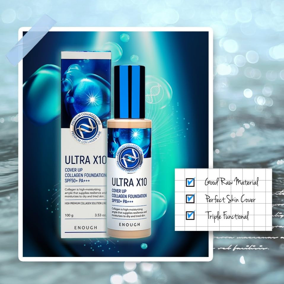 Ultra X10 Cover up Collagen Foundation