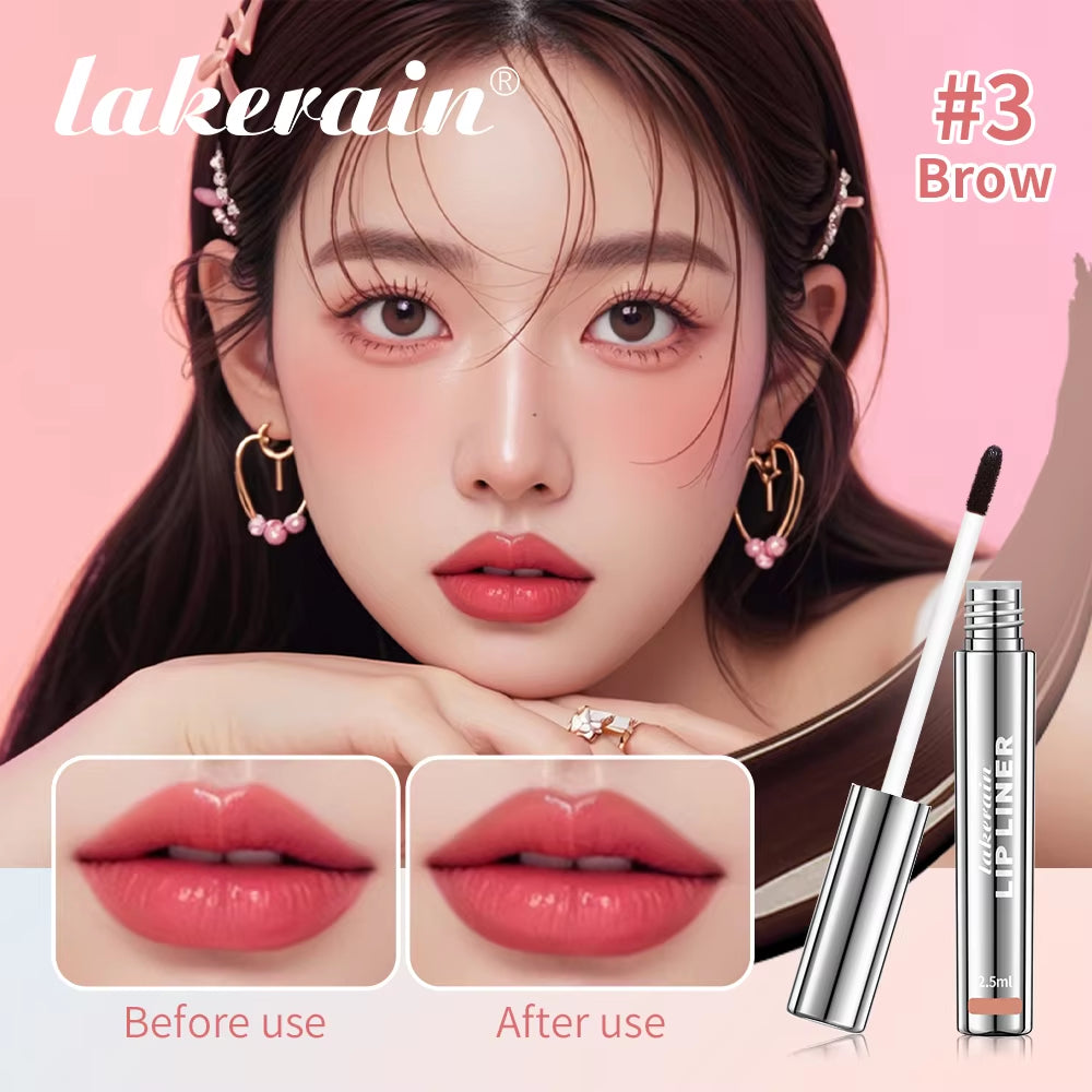 4Colors Lip Liner Tattoo Matte Peel off Enhance Lips Lip Liner Waterproof Long Lasting Moisturizing Lips Gloss Tattoo