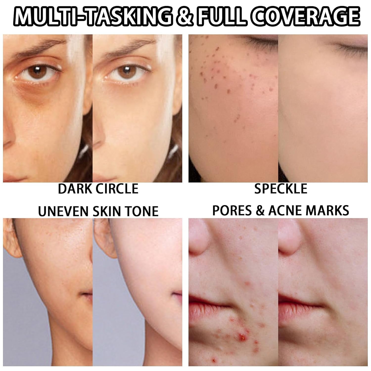 Hydrating CC Cream with SPF 50+ Pa++++ for Men & Women (Natural）