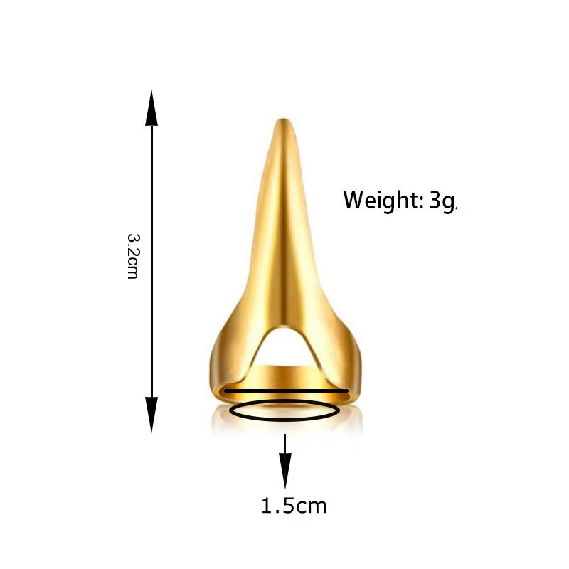 3Cm Pro Hair Parting & Hair Extension Sectioning Rings Steel Finger Braiding Hair Pick Tools for Durable Dreadlocks Wig