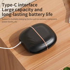 Cordless Hair Straightener Brush 3 Temp Adjustable Fast Heating Electric Hot Brush Hair Straightening Styling Detangling Comb